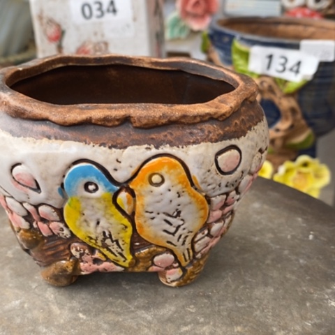 【闪购商品】红陶粗陶材质多肉花盆 
