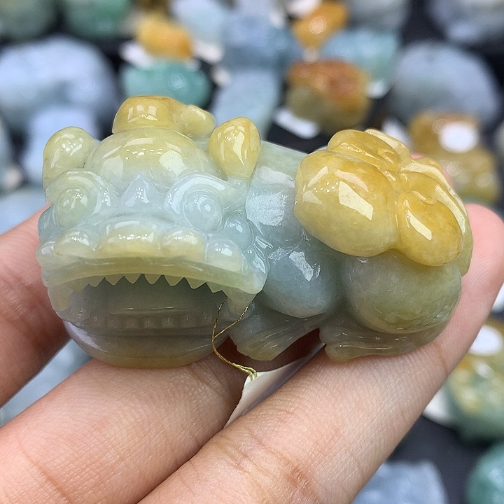 ༊***歖颈饰未镶嵌翡翠天然缅甸翡翠