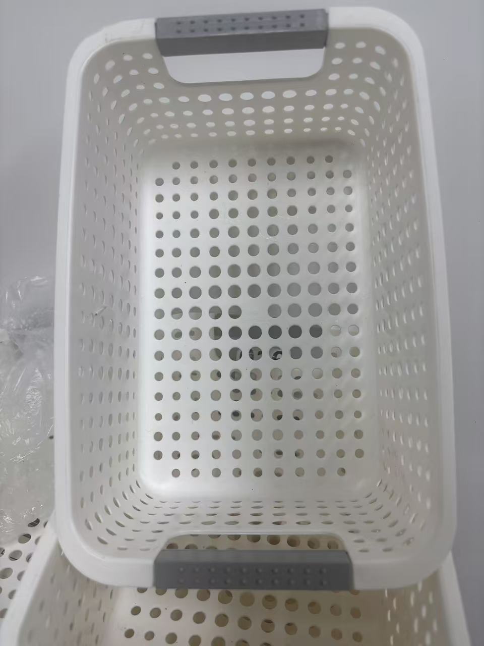 厨房衣柜收纳180简约客厅收纳筐塑料筐子镂空沥水篮