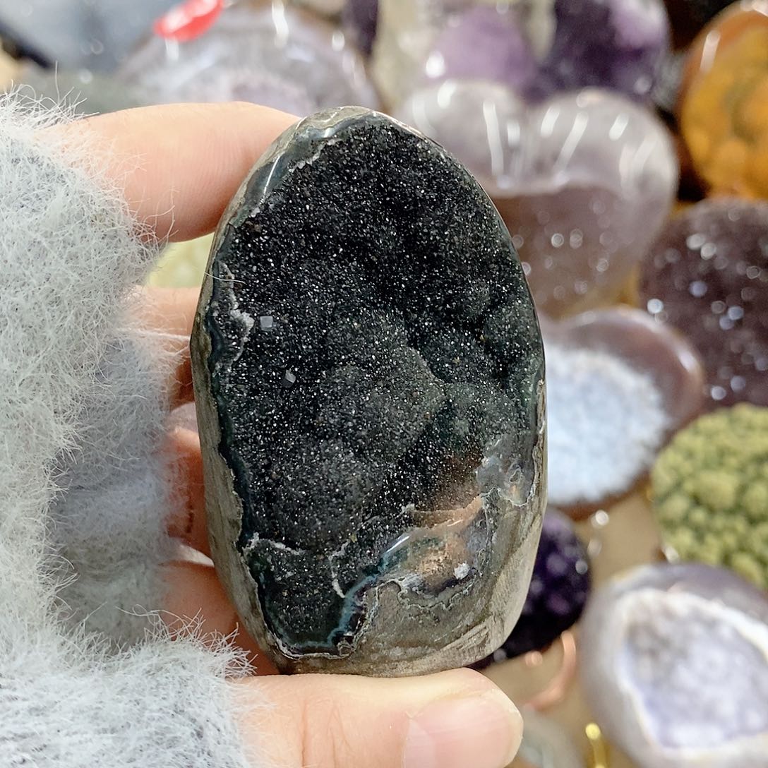 水晶天然水晶摆件未镶嵌傻***蛋