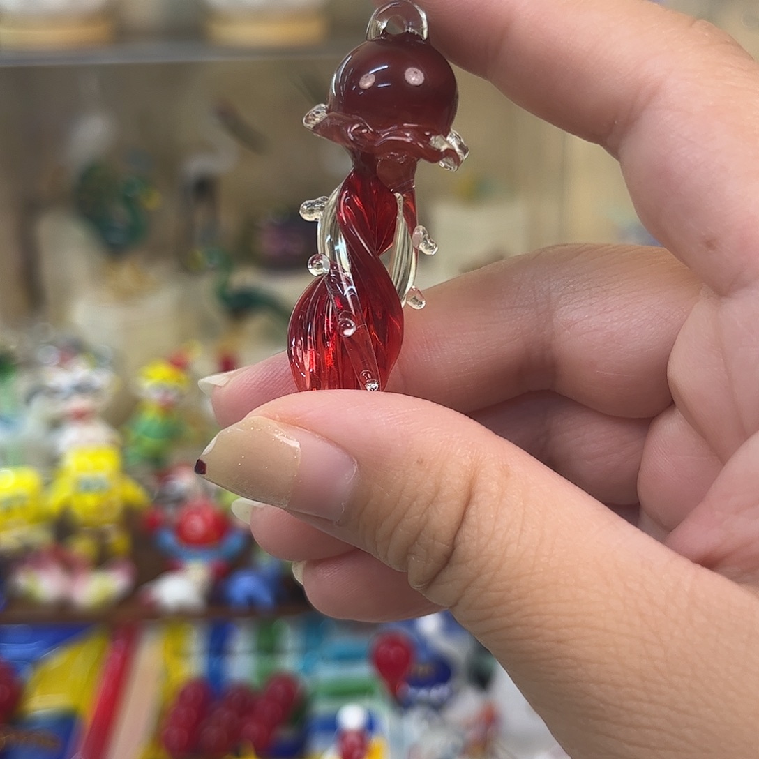 琉璃手工艺品琉璃水母