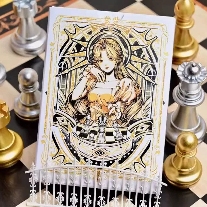 野猪校长魔幻西洋棋盘稀有手绘扑克牌魔术纸牌插画收藏潮流潮玩