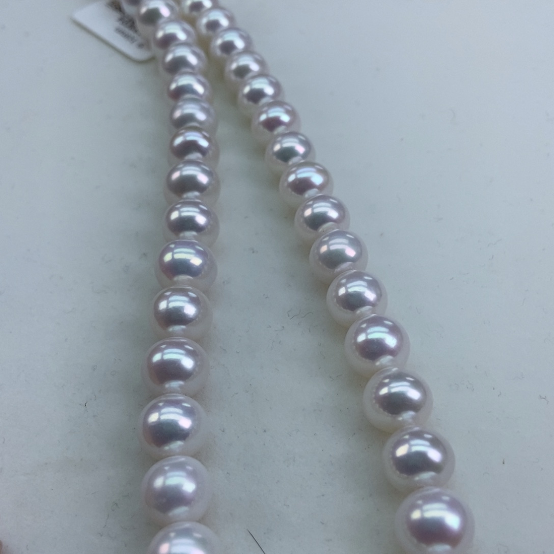 9/10极强冷光炫彩干净银S925镶嵌淡水珍珠