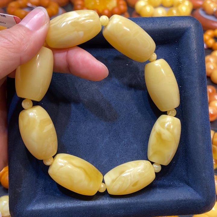 琥珀手链未镶嵌蜜蜡