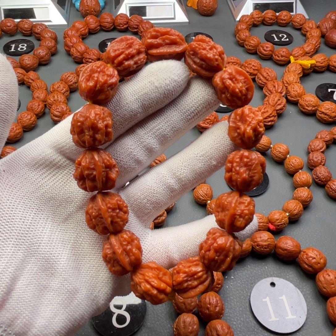 手串文玩核桃野生核桃嵩山蛤蟆头秋子手持