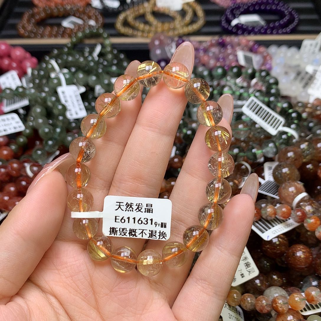 水晶手链未镶嵌，