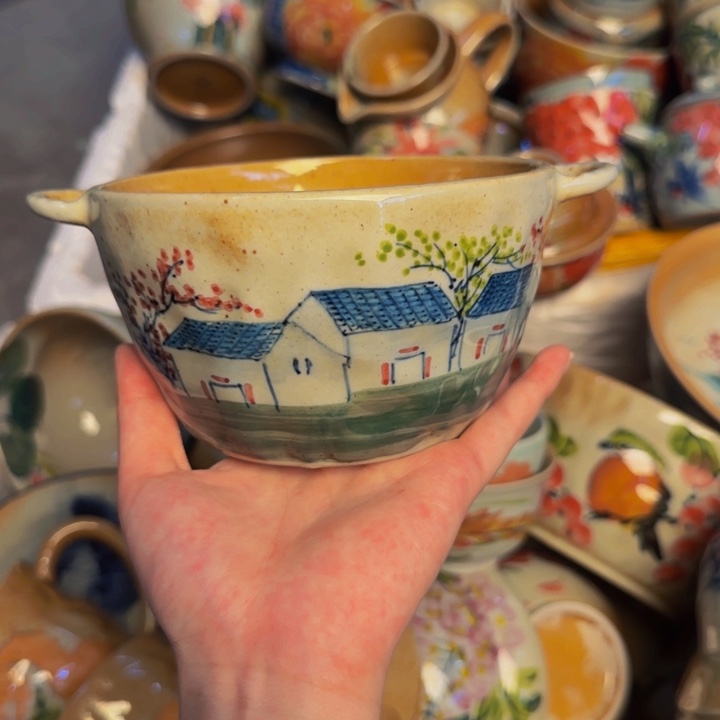 瓷片景德镇陶瓷手工手绘