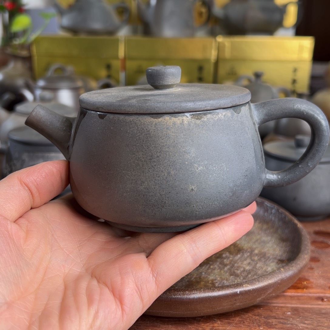 贵台龙窑柴烧茶壶A52