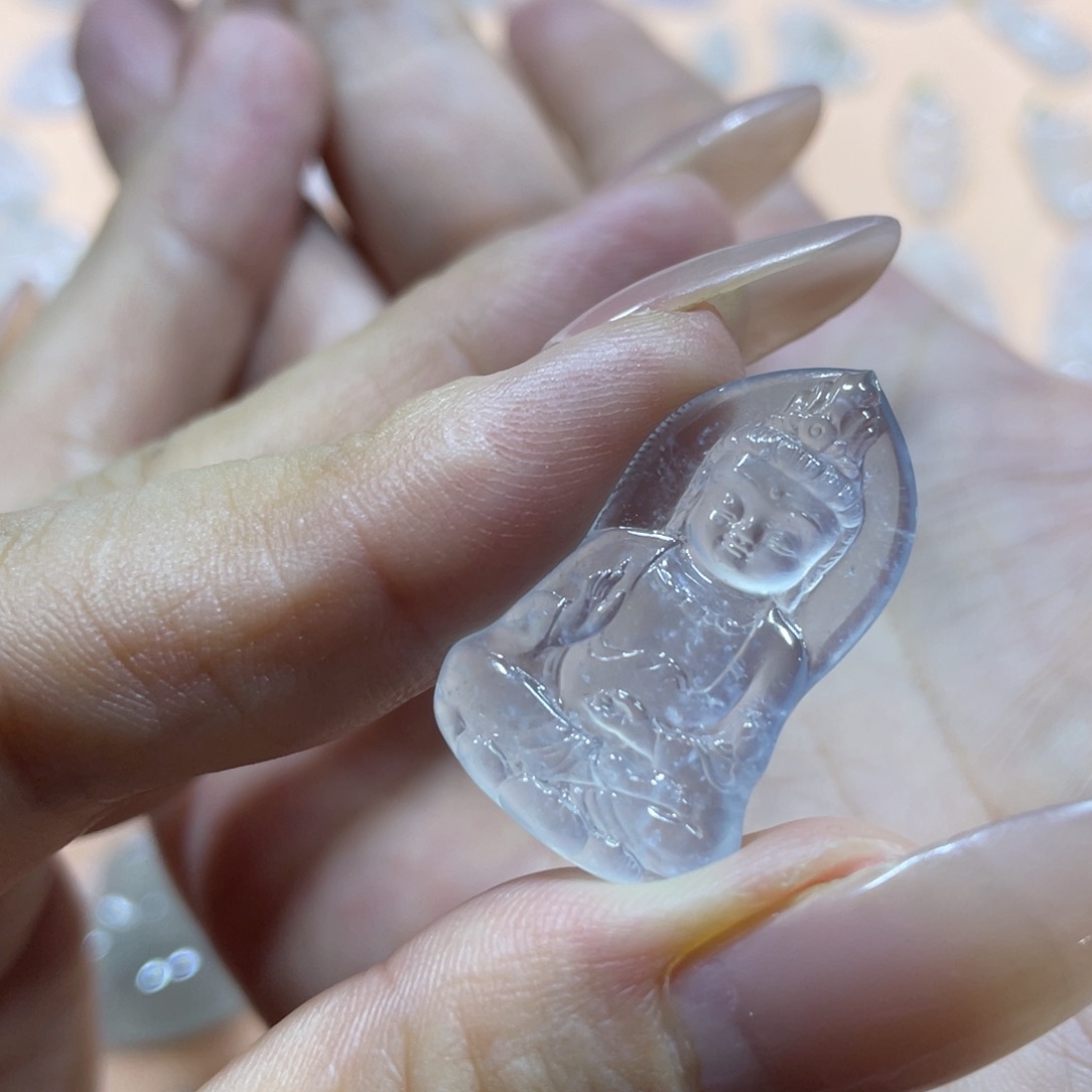 未镶嵌定制翡翠观音