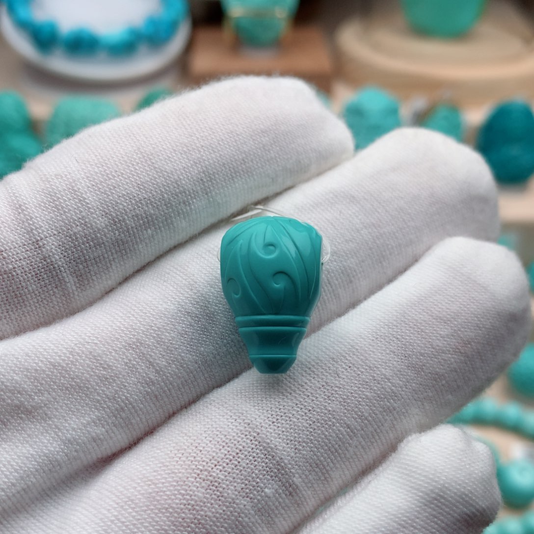 绿松石珠宝奇石未镶嵌