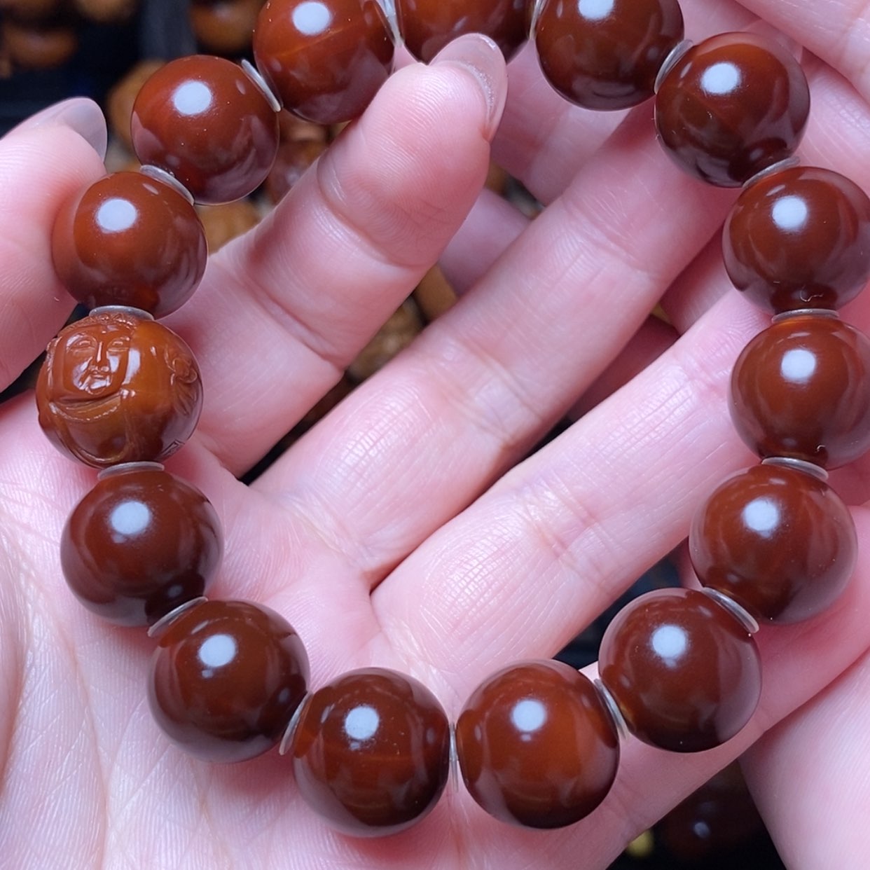 【闪购商品】橄榄核手串/手链橄榄核雕工艺