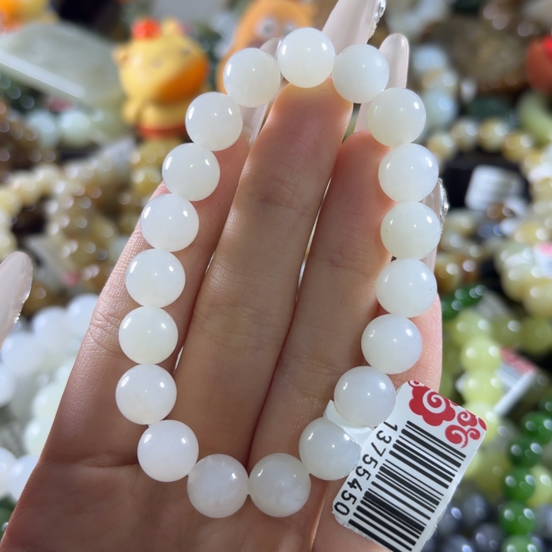 和田玉未镶嵌手链158