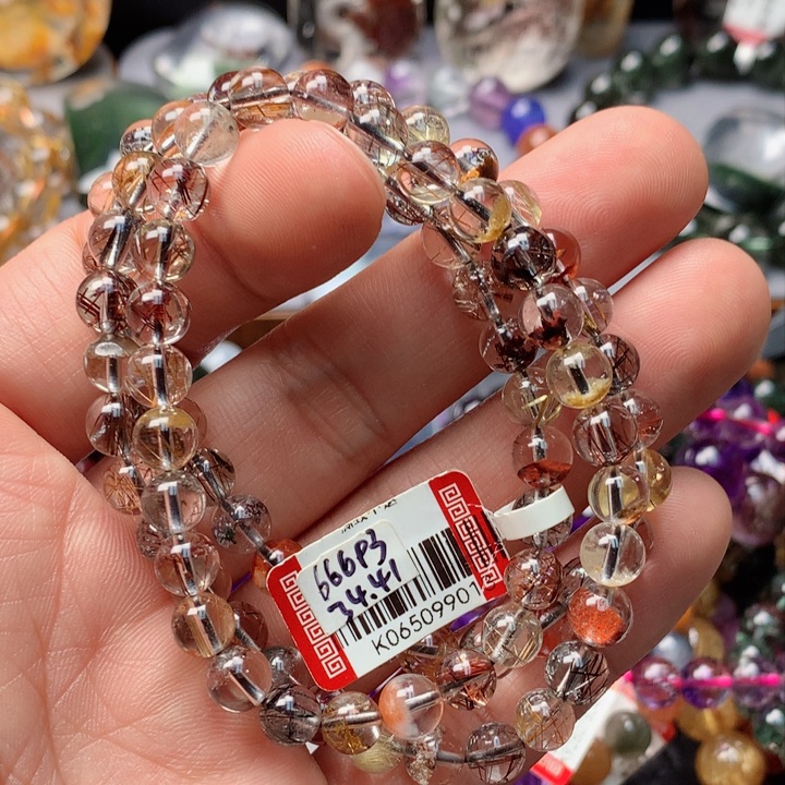 水晶手串未镶嵌天然