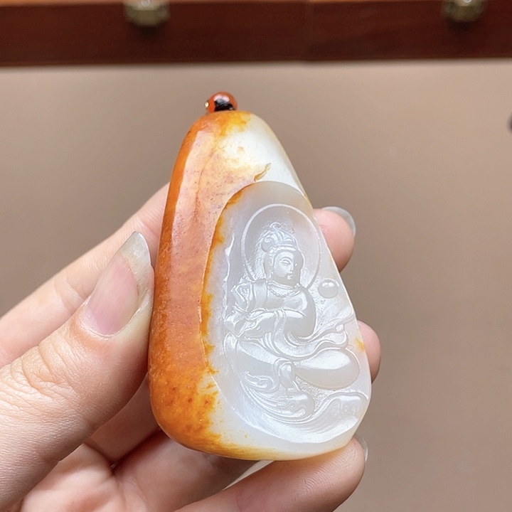 和田玉挂件未镶嵌F