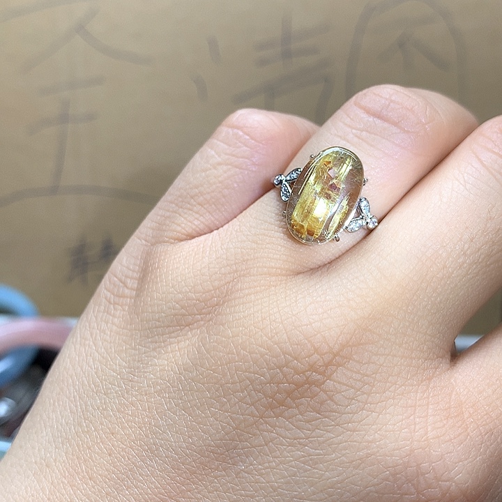 水晶水晶戒指未镶嵌