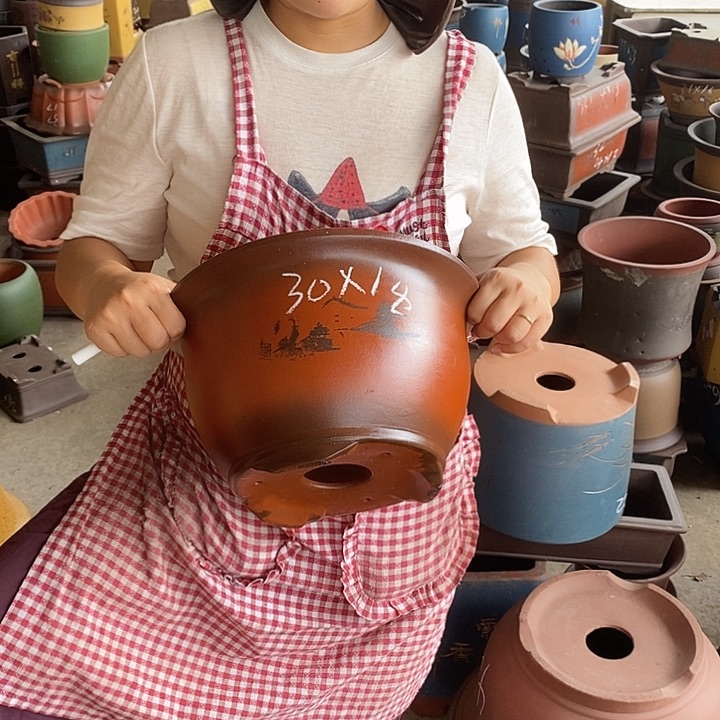 紫砂花盆紫砂花盆盆栽花卉种植