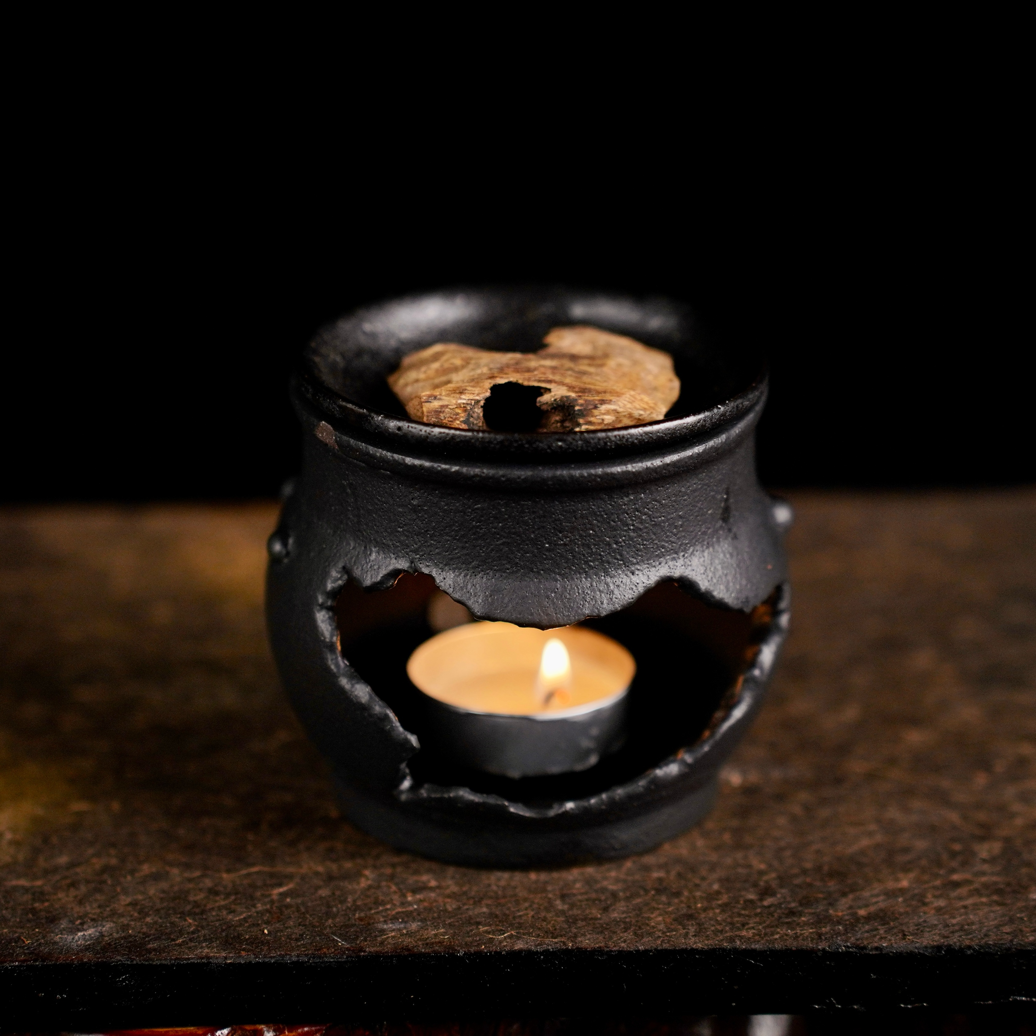 【手工熏炉】纯手工制作 棋楠沉香蜡烛熏炉 手作随机多样性发货