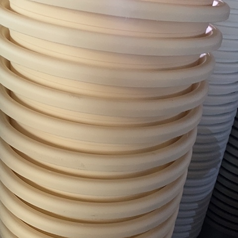 树脂四季6号米黄带托2套