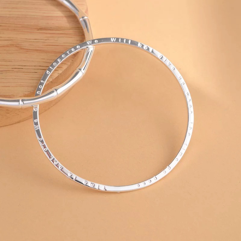 足银手镯 足银手镯 39号-双环竹节手镯