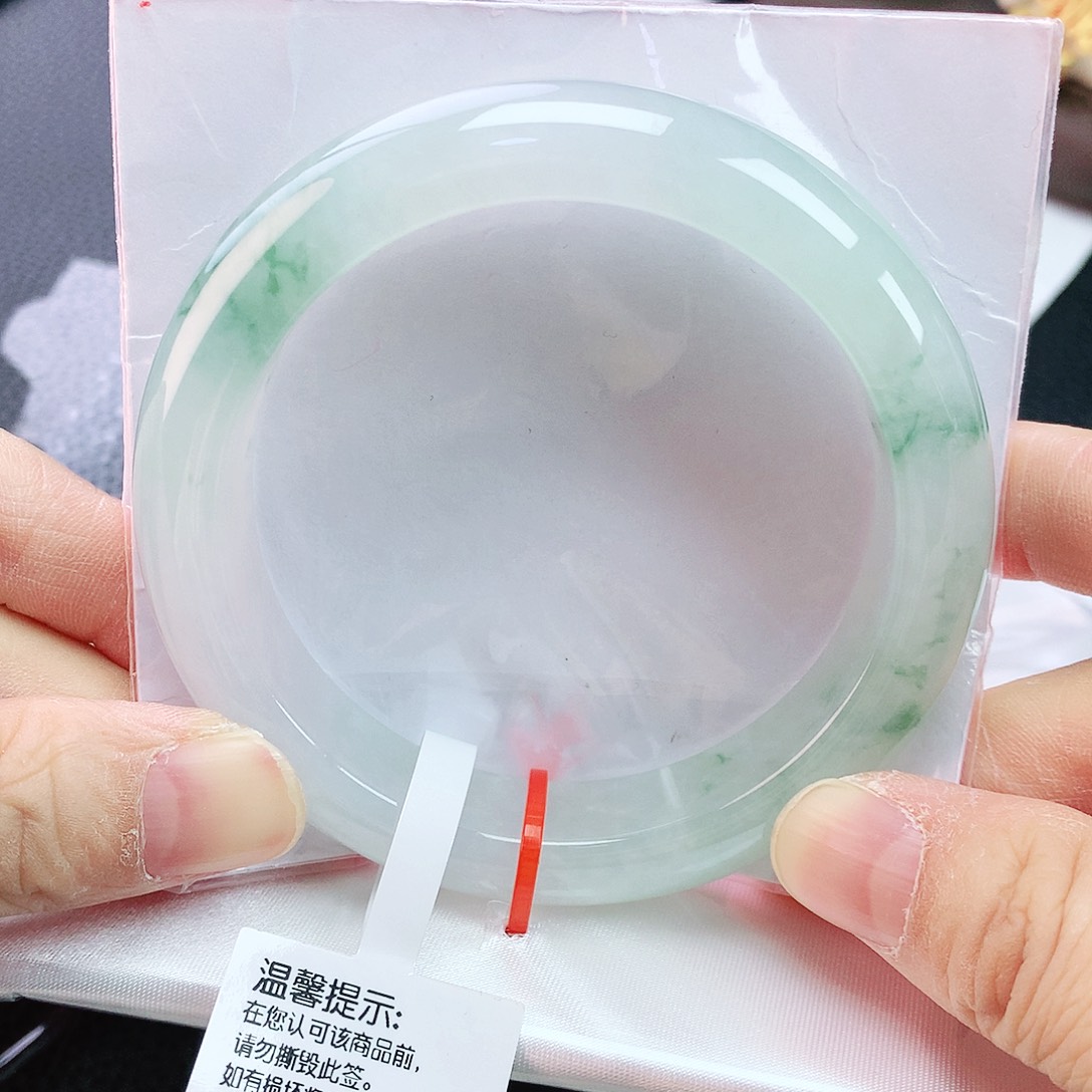 未镶嵌手镯翡翠56圈