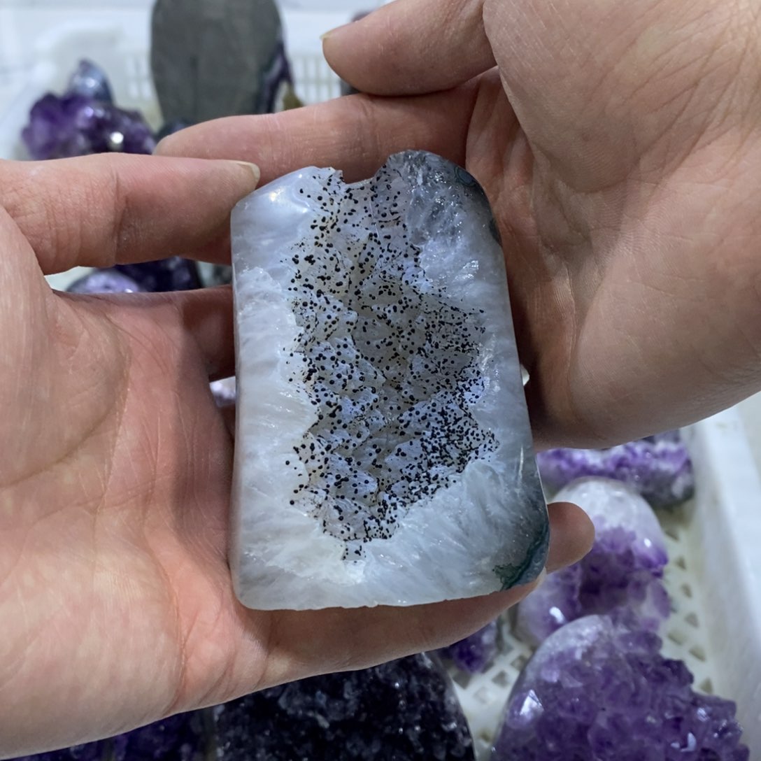 紫晶摆件摆件未镶嵌