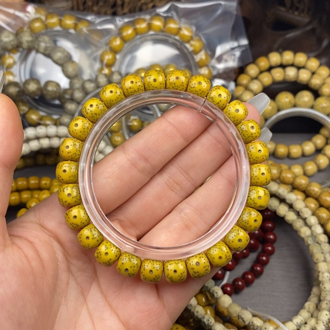 星月菩提吊坠8x9双小留白