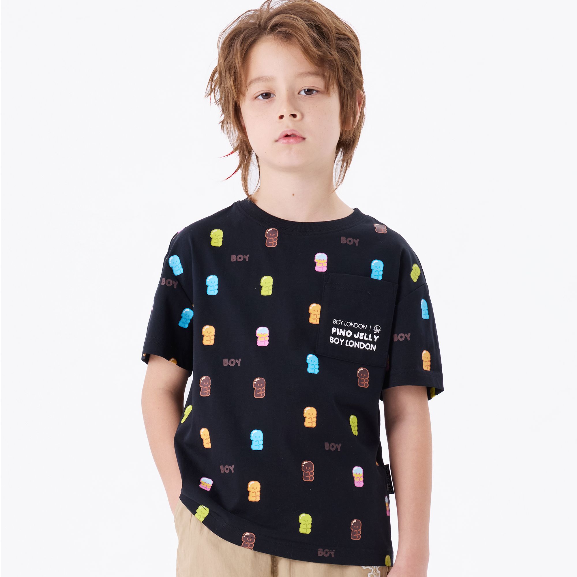 25春新品儿童潮牌短袖糖果公仔舒适活力T恤男女童