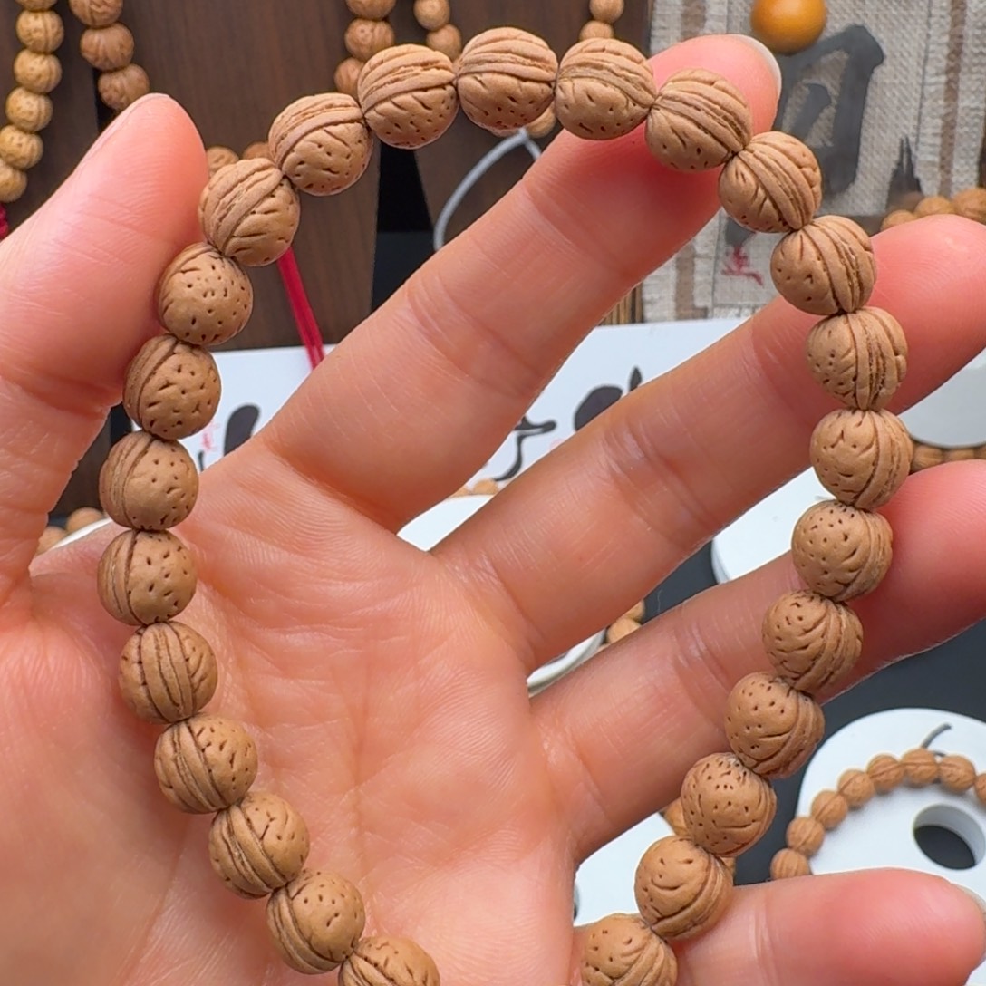 手串桃核9野生鸡心❤️手持