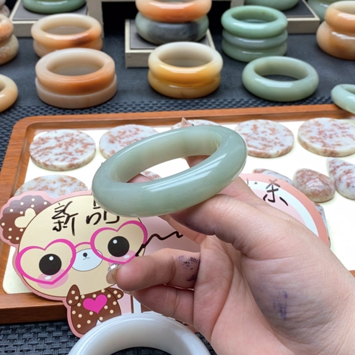 【闪购商品】石英质玉规格未镶嵌甜*