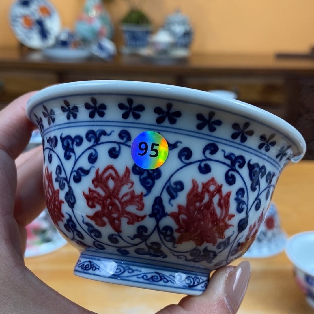 手绘现代茶具非古董