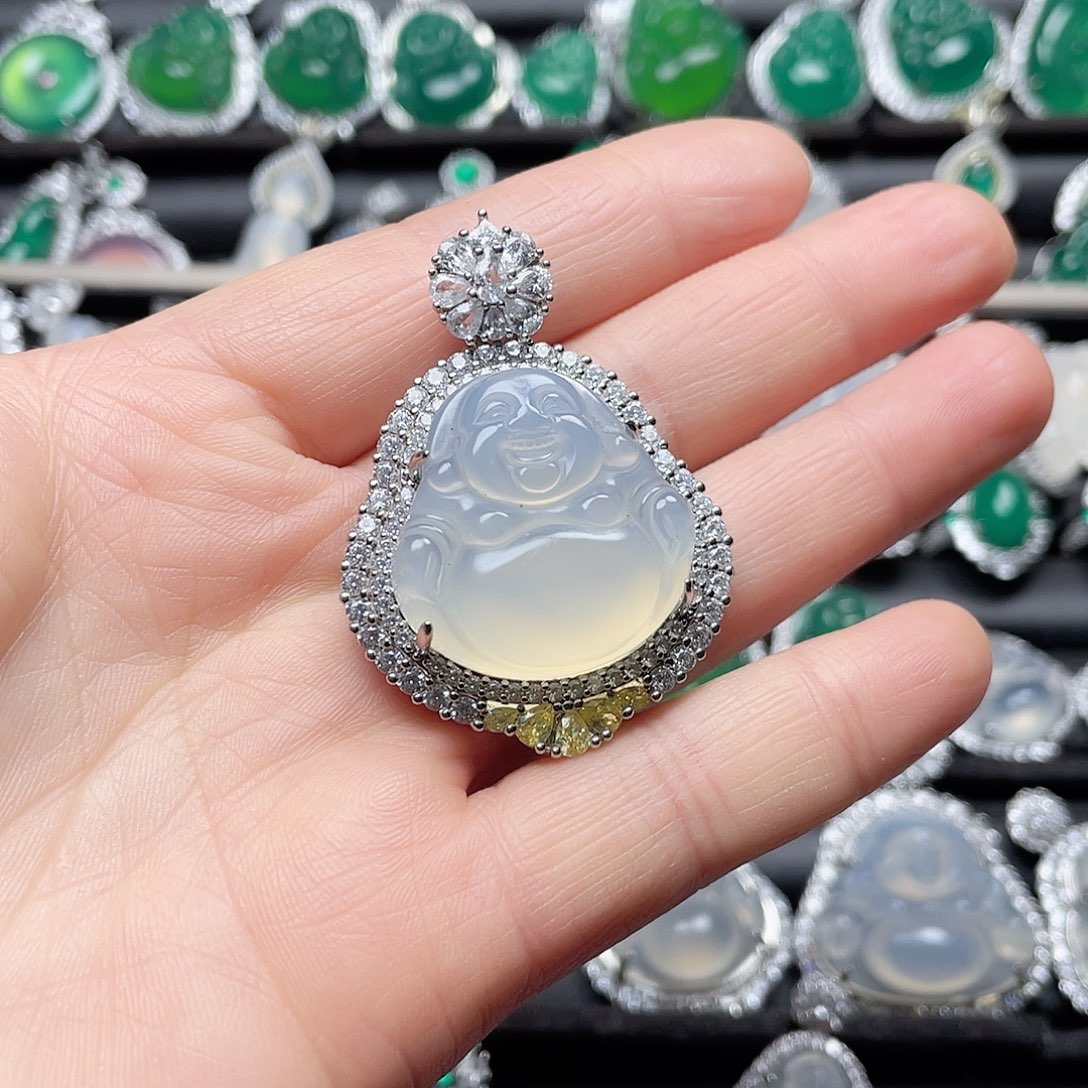 玛瑙/玉髓挂件合金