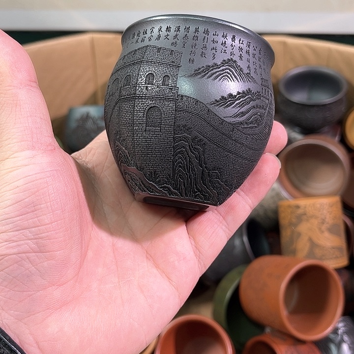 茶杯紫砂全手工紫砂主人杯