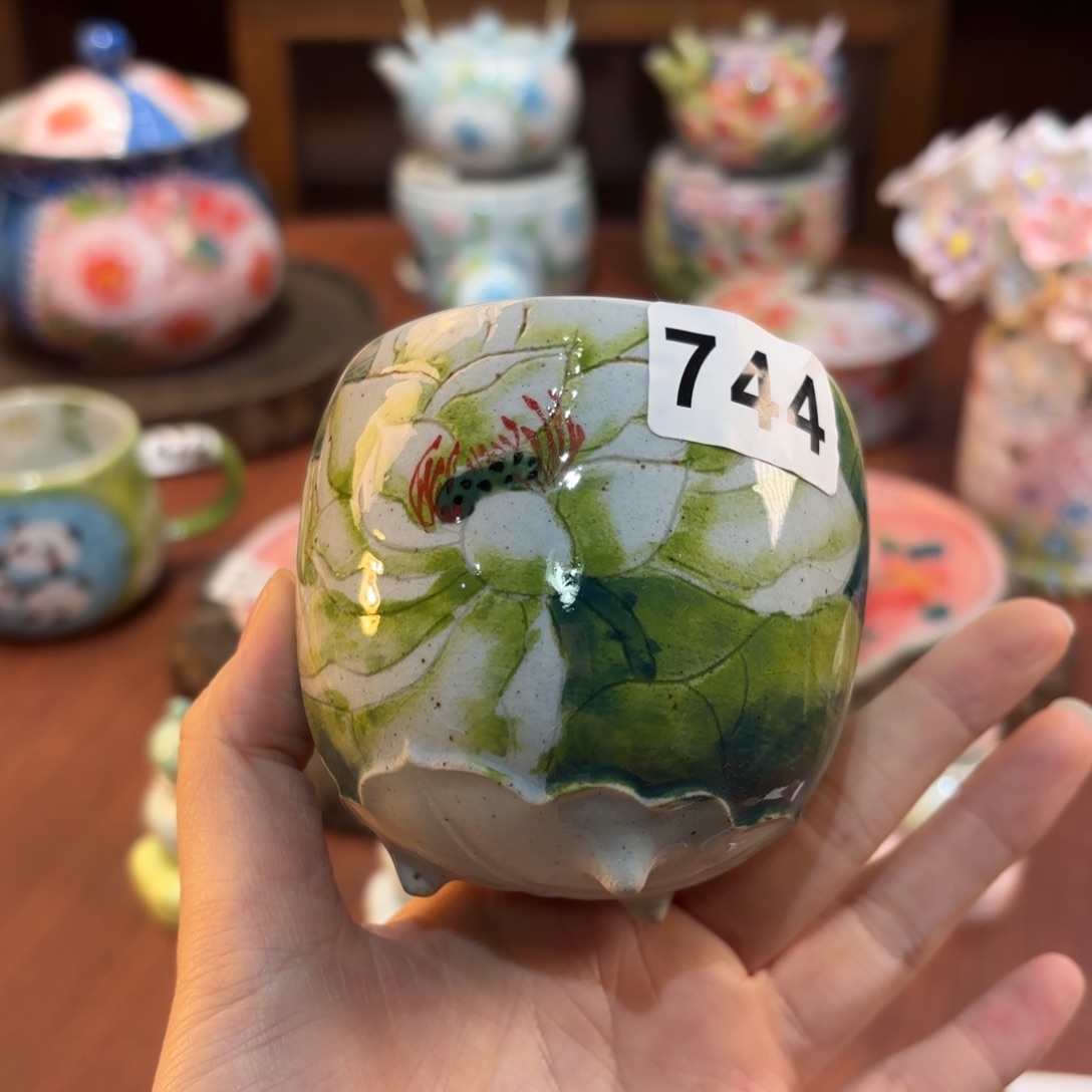 景德镇手绘高温釉下彩陶瓷茶具