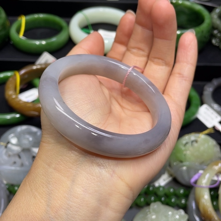 和田玉手镯53+圈口 编号51未镶嵌