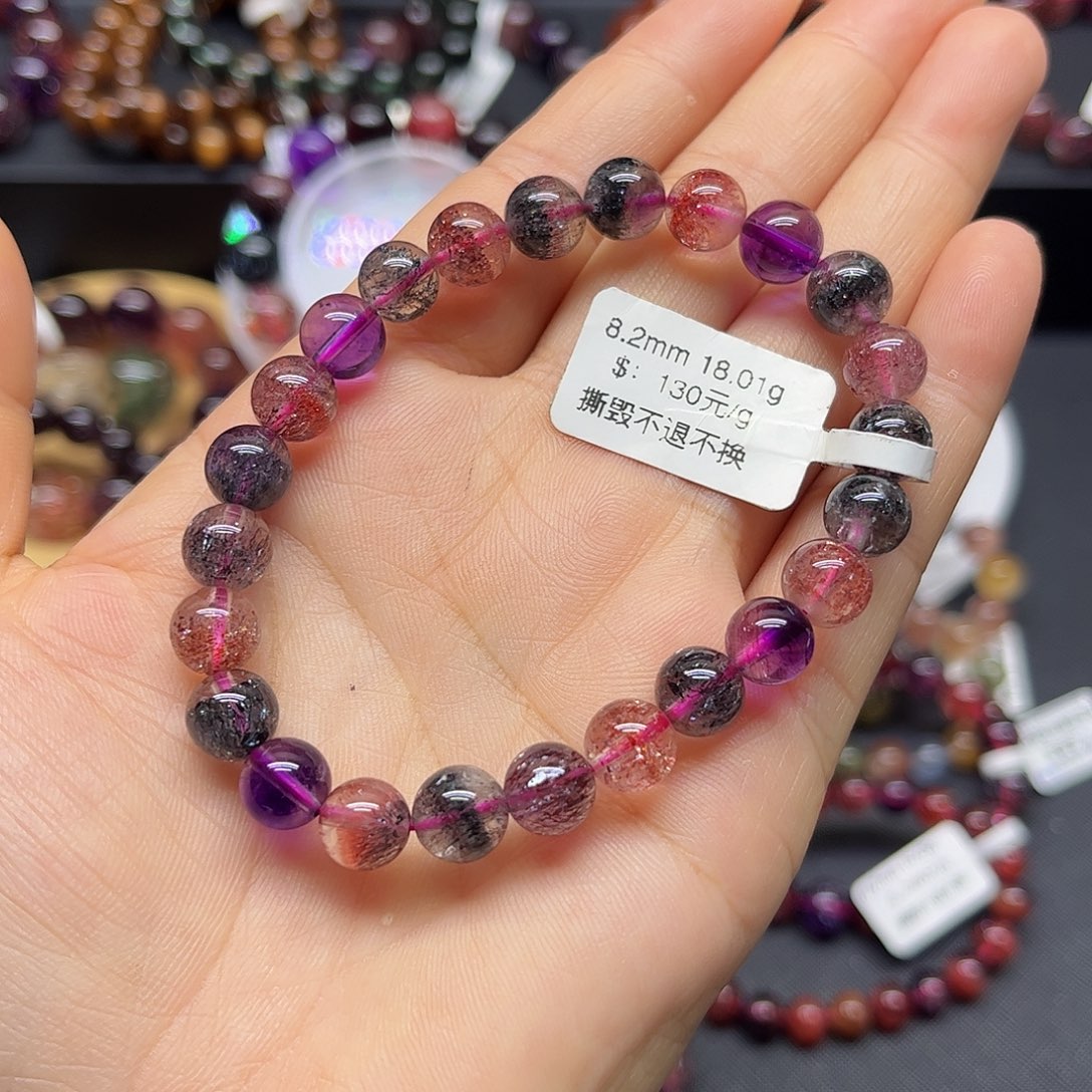 h***i未镶嵌手链水晶天然水晶