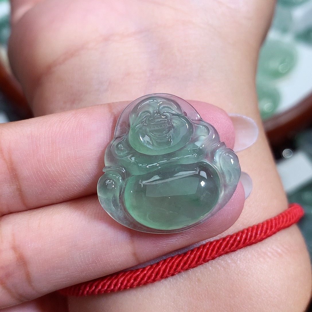 颈饰未镶嵌翡翠佛公