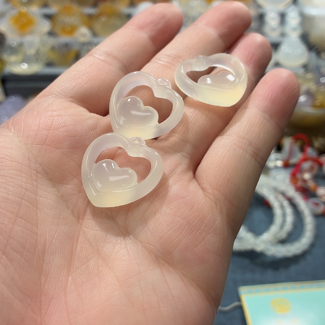 玛瑙/玉髓未镶嵌吊坠(不含链)