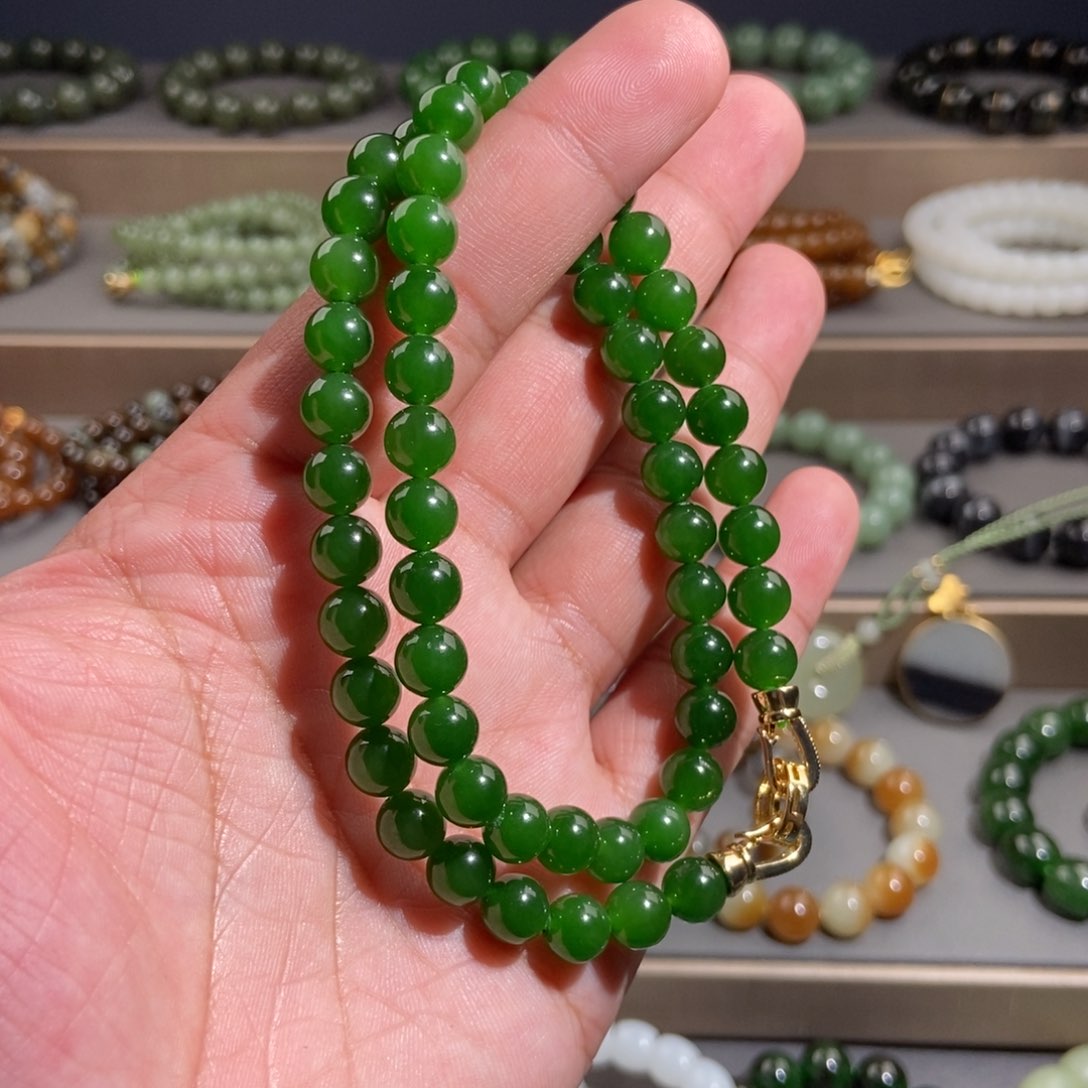 和田玉手链未镶嵌