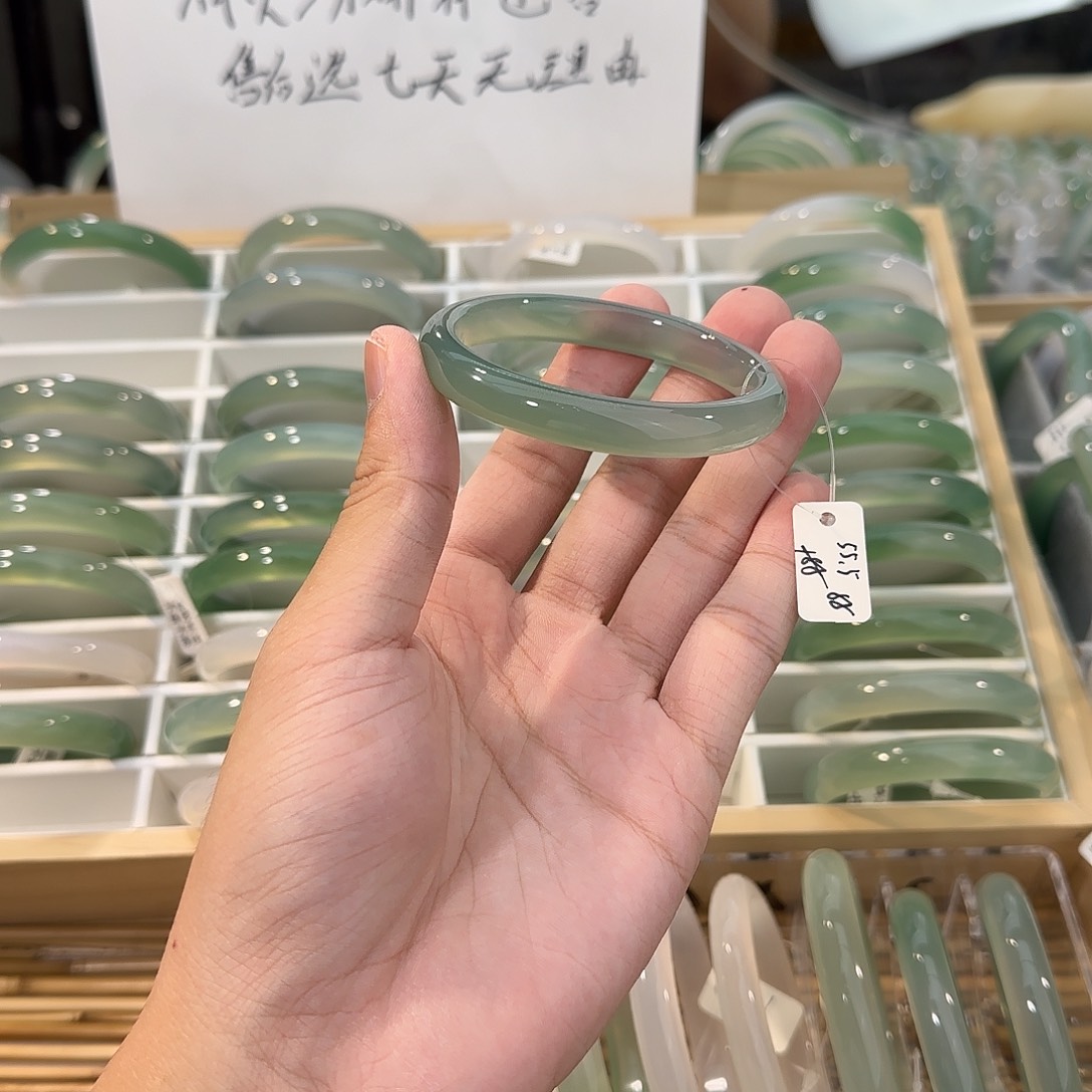 手镯玛瑙/玉髓未镶嵌圈口55.5