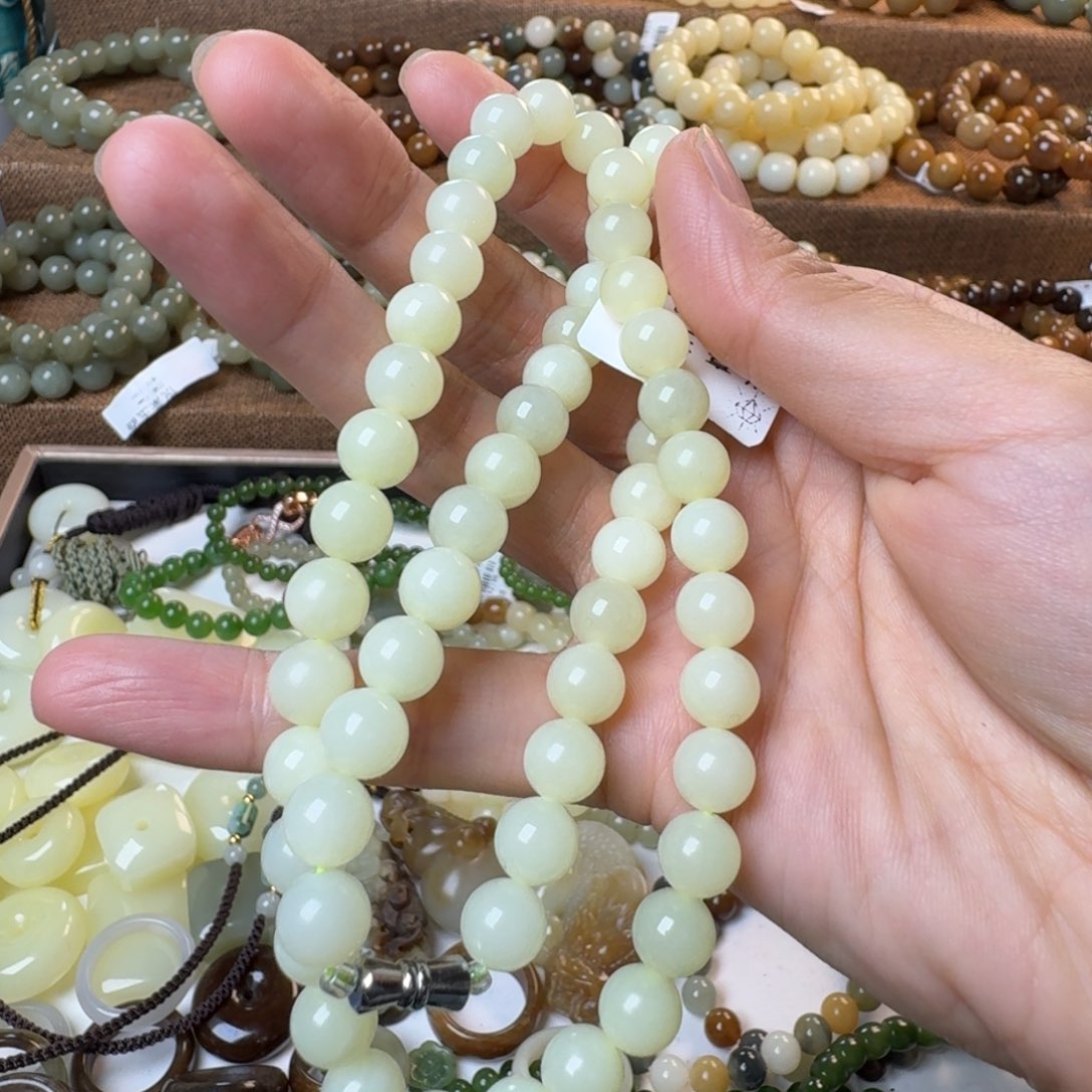 和田玉手链未镶嵌琉****)