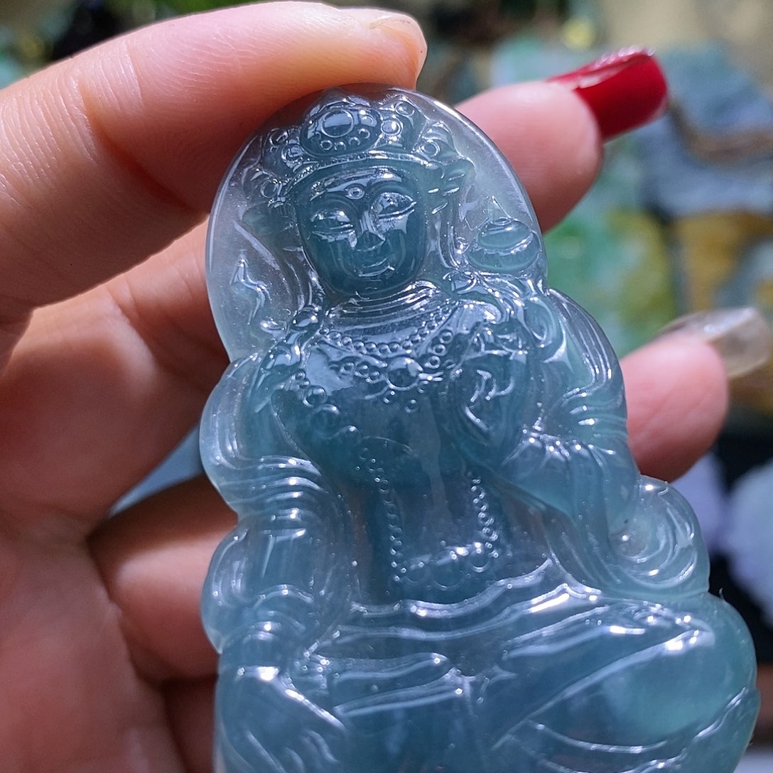 【闪购商品】翡翠颈饰未镶嵌度母