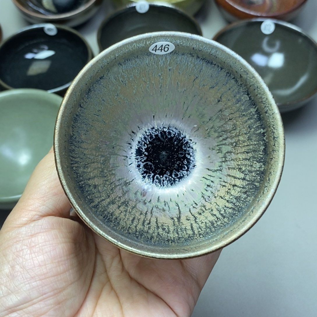 茶盏建窑建盏主人杯微瑕