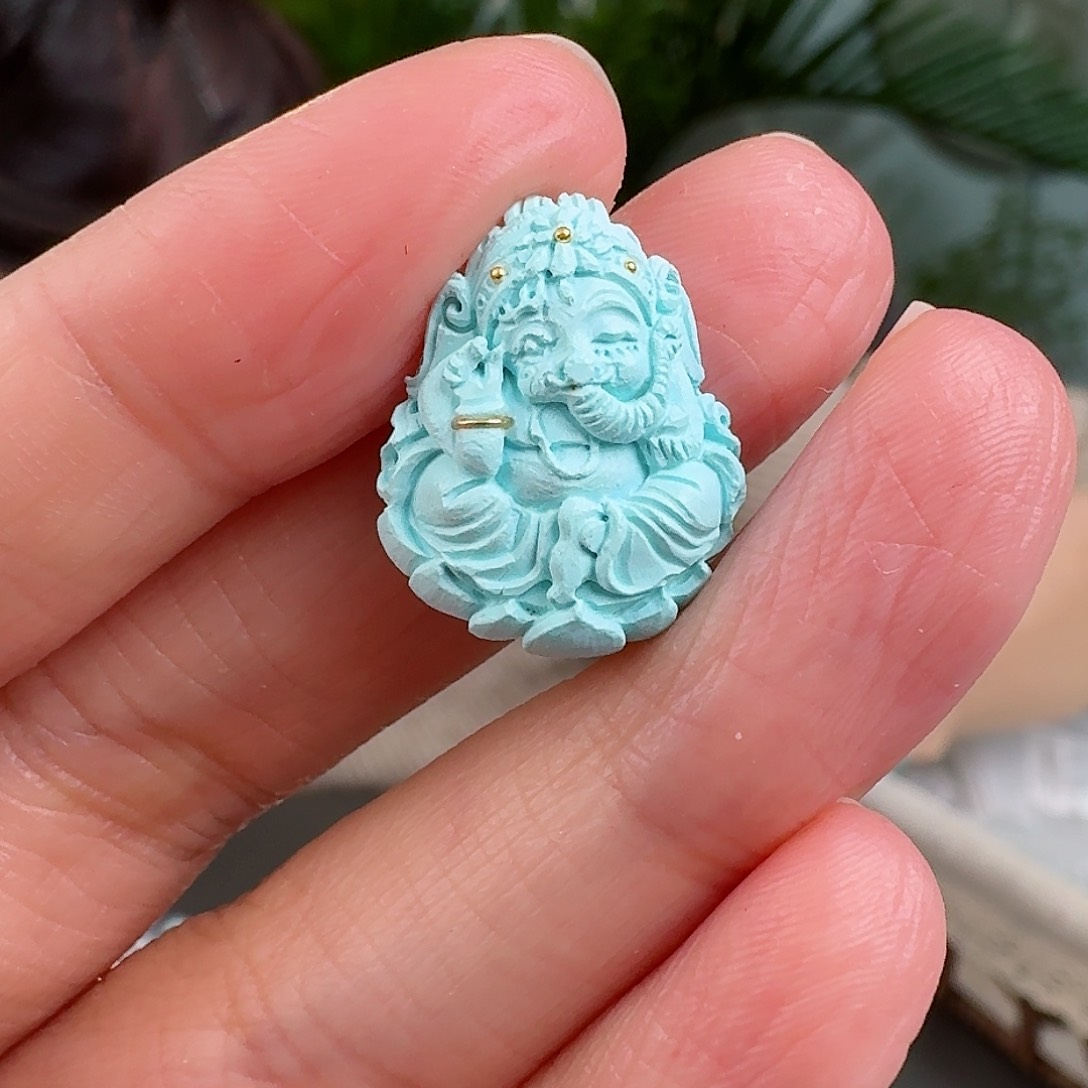 绿松石珠宝奇石未镶嵌