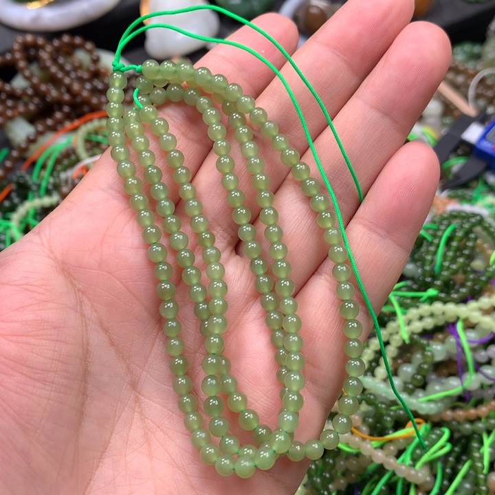 和田玉未镶嵌手链14