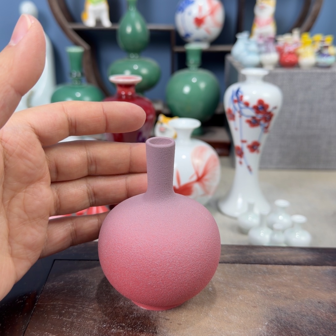 陶瓷手工小花器摆件
