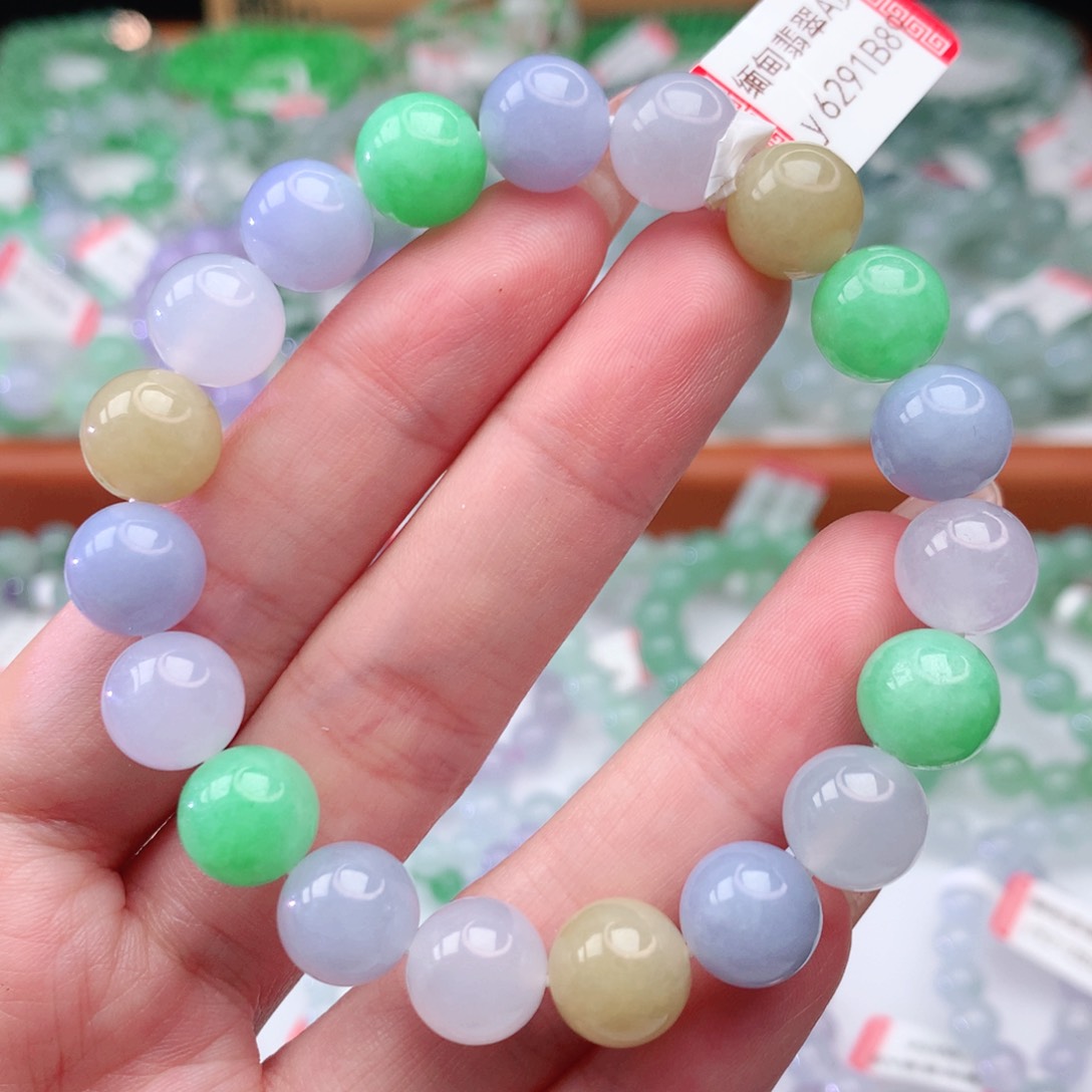 翡翠手链未镶嵌翡翠10mm