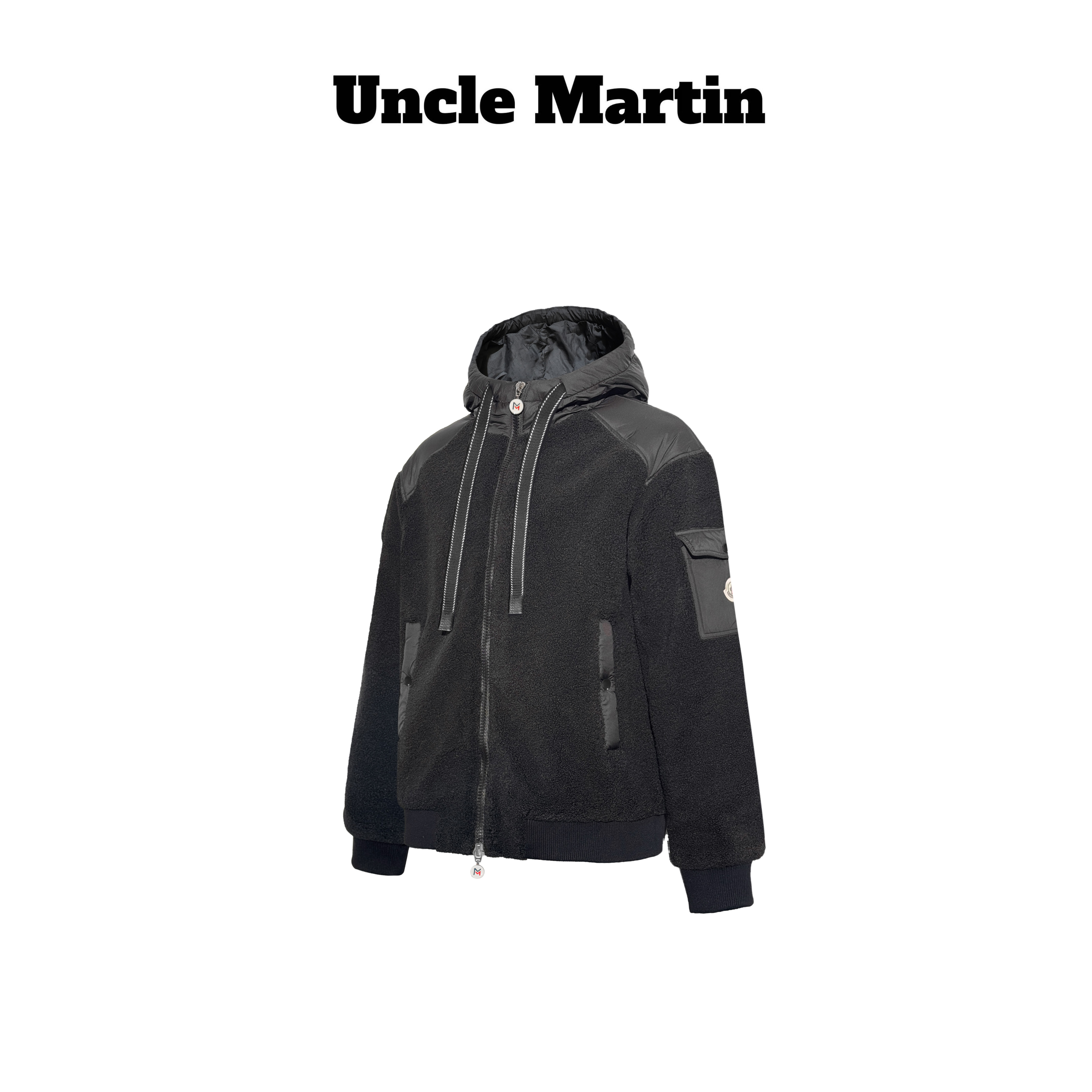马丁叔叔 25AW秋冬连帽隐藏拉链外套高级设计感 693