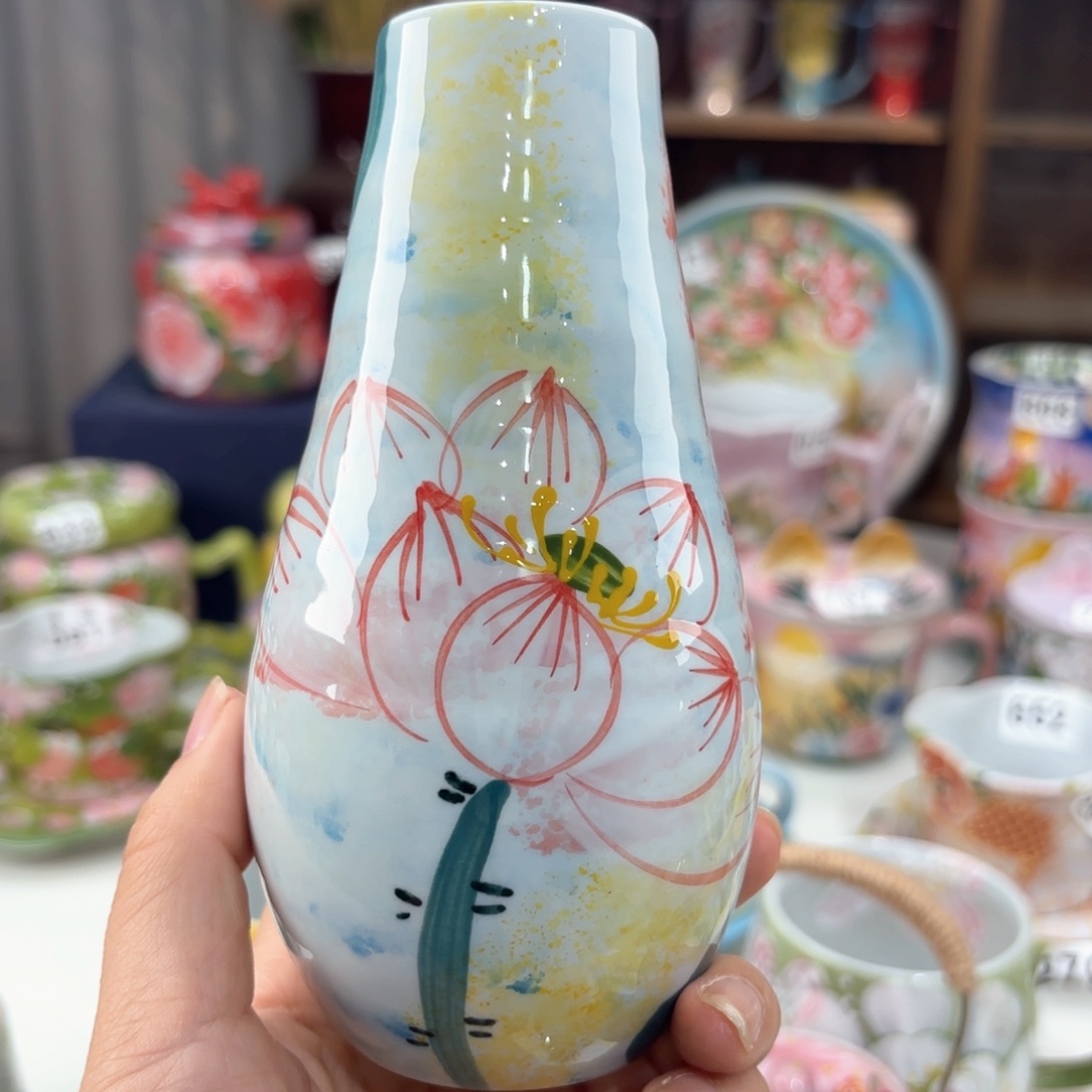 景德镇手绘高温釉下彩陶瓷茶具