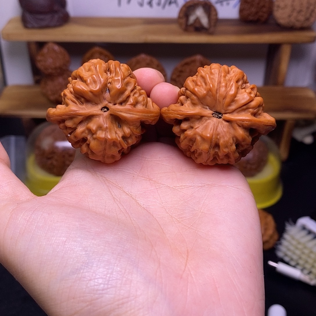 平***馆文玩核桃吊坠官帽福利