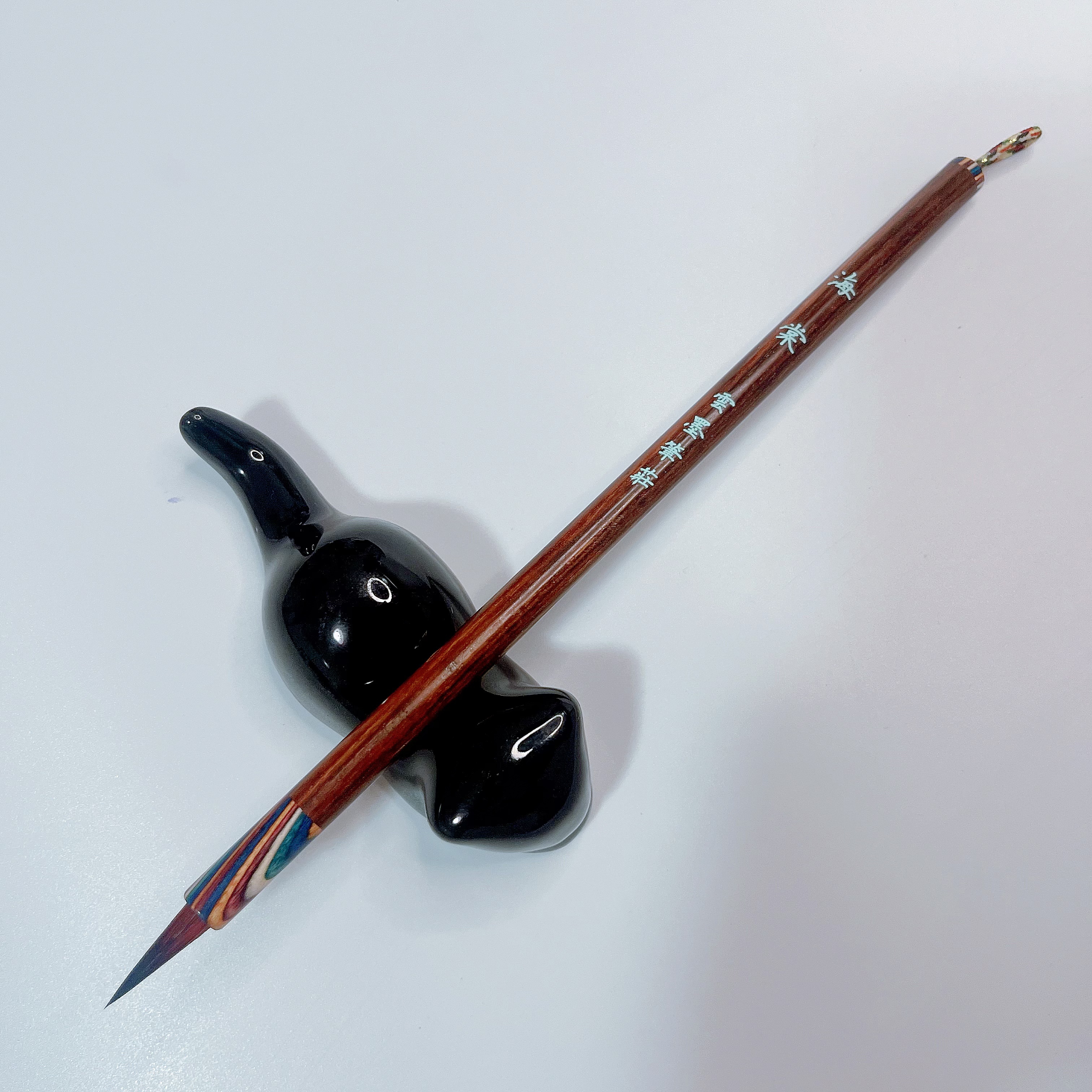 【海棠】出锋1.8cm 口径0.5cm紫毫小楷毛笔瘦金体书法国画灵飞经